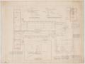 Technical Drawing: Elementary School Alterations, Ozona, Texas: Plumbing and Heating Plan