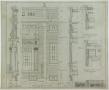 Technical Drawing: School Building, Kermit, Texas: Detailed Elevations