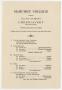Primary view of [McMurry College Cherniavsky Recital Program]