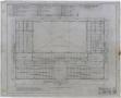 Technical Drawing: High School Building, Archer City, Texas: Second Story Framing Plan