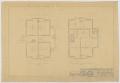 Technical Drawing: School Auditorium, Blanket, Texas: Floor Plans