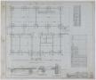 Technical Drawing: Elementary School Building, Anson, Texas: Foundation and Footing Plan