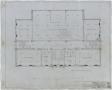 Technical Drawing: High School Building, Archer City, Texas: Second Story Mechanical Plan