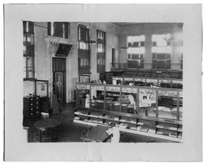 Primary view of object titled '[Gates Memorial Library Reading Room]'.