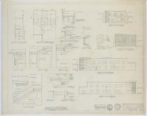 Primary view of object titled 'First Christian Church Educational Building, Abilene, Texas: Floor Plans, Sections, Details, and Elevations'.