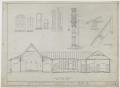Technical Drawing: Episcopal Church Remodel, Abilene, Texas: Longitudinal Section