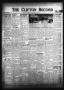 Newspaper: The Clifton Record (Clifton, Tex.), Vol. 57, No. 26, Ed. 1 Friday, Au…