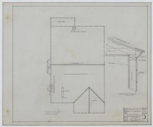 Primary view of object titled 'Sullivan Residence Additions, Dallas, Texas: Roof Plan'.