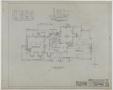 Technical Drawing: McRae Residence, Eastland, Texas: Second Floor Plan