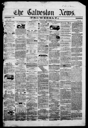 Primary view of object titled 'The Galveston News (Galveston, Tex.), Vol. 14, No. 64, Ed. 1, Thursday, November 22, 1855'.