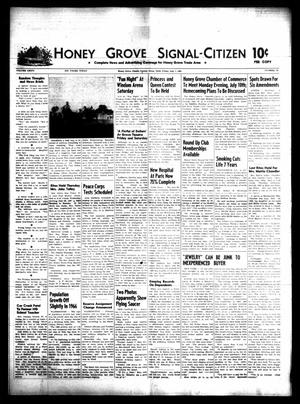 Primary view of object titled 'Honey Grove Signal-Citizen (Honey Grove, Tex.), Vol. 76, No. 26, Ed. 1 Friday, July 7, 1967'.