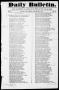 Primary view of Daily Bulletin. (Austin, Tex.), Vol. 1, No. 6, Ed. 1, Friday, December 3, 1841
