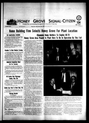 Primary view of object titled 'Honey Grove Signal-Citizen (Honey Grove, Tex.), Vol. 79, No. 14, Ed. 1 Friday, April 30, 1971'.