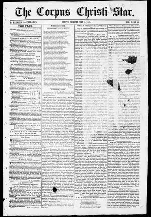 Primary view of object titled 'The Corpus Christi Star. (Corpus Christi, Tex.), Vol. 1, No. 33, Ed. 1, Saturday, May 5, 1849'.