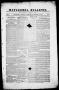 Thumbnail image of item number 1 in: 'Matagorda Bulletin. (Matagorda, Tex.), Vol. 1, No. 9, Ed. 1, Wednesday, September 27, 1837'.
