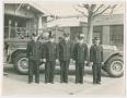 Photograph: [Firefighters at Fire Station 17]