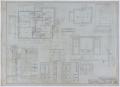 Technical Drawing: Simmons College President's Home, Abilene, Texas: Second Floor