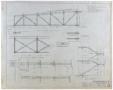Technical Drawing: Mitchell County Courthouse: Truss and Staircase Details