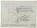 Technical Drawing: Langston Residence, Ranger, Texas: Cottage, Roof