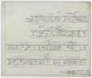 Primary view of object titled 'Hudson Residence, Pecos, Texas: Elevations'.