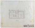 Technical Drawing: Reagan County Courthouse: Floor Plan of the Jail's Third Level