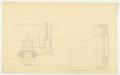 Technical Drawing: Snodgrass Residence, Midland, Texas: Fireplace and Window Detail
