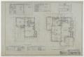 Technical Drawing: Bryant Residence, Midland, Texas: First and Second Floor Plans