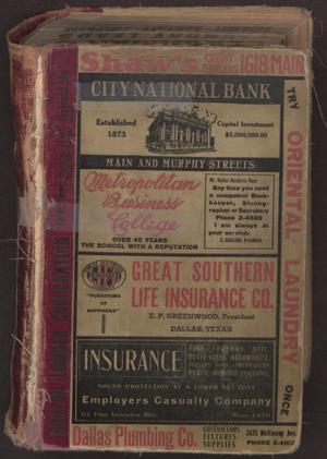 Dallas City Directory, 1928