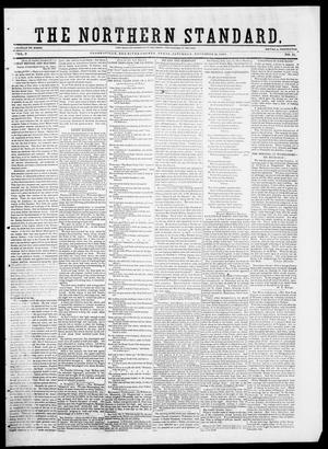 Primary view of object titled 'The Northern Standard. (Clarksville, Tex.), Vol. 9, No. 11, Ed. 1, Saturday, November 15, 1851'.