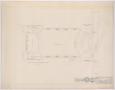 Technical Drawing: First Baptist Church Addition, Rule, Texas: Existing Building Floor P…