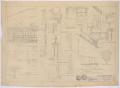 Thumbnail image of item number 1 in: 'Baptist Church, Sterling City, Texas: Elevation and Details'.