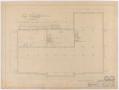 Technical Drawing: Sterling County Courthouse: Basement Floor