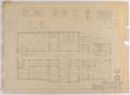 Technical Drawing: Sterling County Courthouse: First Floor