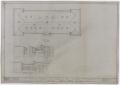 Technical Drawing: De Leon Ward School, De Leon, Texas: Roof Plan