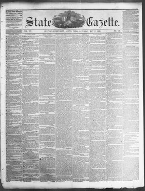 Primary view of object titled 'State Gazette. (Austin, Tex.), Vol. 7, No. 39, Ed. 1, Saturday, May 17, 1856'.