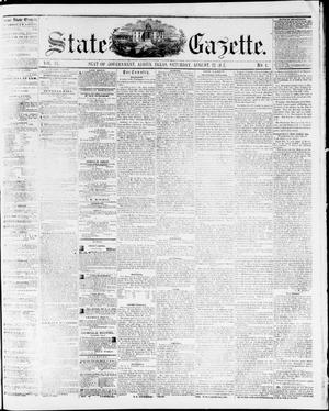 Primary view of object titled 'State Gazette. (Austin, Tex.), Vol. 9, No. 1, Ed. 1, Saturday, August 22, 1857'.
