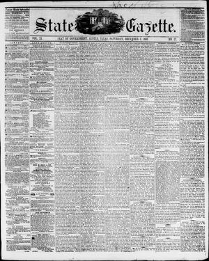 Primary view of object titled 'State Gazette. (Austin, Tex.), Vol. 11, No. 17, Ed. 1, Saturday, December 3, 1859'.