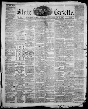 Primary view of object titled 'State Gazette. (Austin, Tex.), Vol. 12, No. 21, Ed. 1, Saturday, December 29, 1860'.
