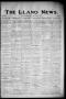 Newspaper: The Llano News. (Llano, Tex.), Vol. 37, No. 14, Ed. 1 Thursday, Novem…