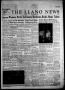Newspaper: The Llano News (Llano, Tex.), Vol. 68, No. 1, Ed. 1 Thursday, Decembe…