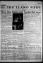 Newspaper: The Llano News (Llano, Tex.), Vol. 67, No. 36, Ed. 1 Thursday, August…