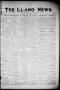 Primary view of The Llano News. (Llano, Tex.), Vol. 36, No. 6, Ed. 1 Thursday, September 27, 1923