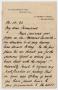 Letter: [Letter from Walter Whitehead to James E. Thompson - September 30, 18…