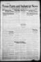 Primary view of Texas Farm and Industrial News (Sugar Land, Tex.), Vol. 8, No. 21, Ed. 1 Friday, March 12, 1920