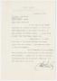 Letter: [Letter from Chet Huntley to Major William D. Phillips, August 25, 19…