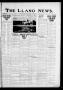 Newspaper: The Llano News. (Llano, Tex.), Vol. 48, No. 46, Ed. 1 Thursday, Octob…