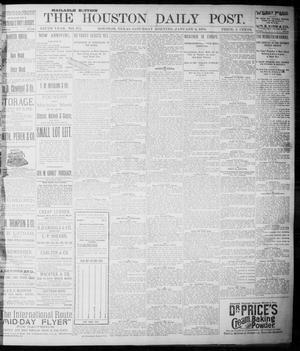 Primary view of object titled 'The Houston Daily Post (Houston, Tex.), Vol. NINTH YEAR, No. 275, Ed. 1, Saturday, January 6, 1894'.