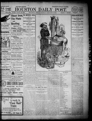Primary view of object titled 'The Houston Daily Post (Houston, Tex.), Vol. XVth Year, No. 278, Ed. 1, Sunday, January 7, 1900'.