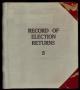 Thumbnail image of item number 1 in: 'Travis County Election Records: Record of Election Returns 5'.