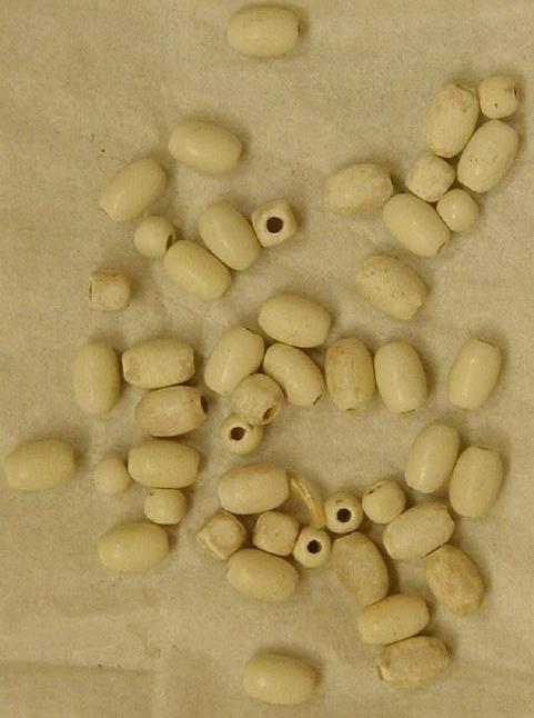 [Collection of 49 cream colored wooden beads]
                                                
                                                    [Sequence #]: 1 of 1
                                                